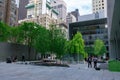 The main garden of MoMA, Museum of Modern Art in Manhattan, NYC Royalty Free Stock Photo