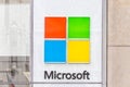 NEW YORK, USA - MAY 15, 2019: Microsoft store in Manhattan. Microsoft is world`s largest software maker dominant in PC