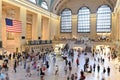 People in Main hall Grand Central Terminal, New York. Royalty Free Stock Photo