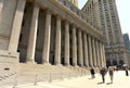 New York, USA - May 24, 2018: People near the Thurgood Marshall Royalty Free Stock Photo