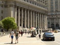 New York, USA - May 24, 2018: People near the Thurgood Marshall Royalty Free Stock Photo