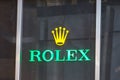 NEW YORK, USA - MAY 15, 2019: Rolex building at the corner of 5th Avenue and 53rd Street in Midtown Manhattan in New