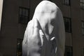 NEW YORK, USA - MAY 5 2019 - Sculpture at Rockefeller Center Behind the wall Royalty Free Stock Photo