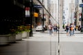 NEW YORK, USA - MAY 5, 2018: Unidentified people on the street of New York