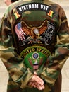 New York, USA - May 28, 2018: Vietnam Veteran on Vietnam Veteran