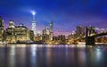 New york USA by night Royalty Free Stock Photo