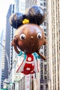 Annual Thanksgiving Macys parade with inflated Ada Twist Scientist character