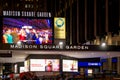 Main entrance of the famous Madison Square Garden in New York