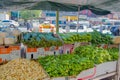 NEW YORK, USA - NOVEMBER 22, 2016: A sidewalk produce stand in China Town, New York City, Chinatown is home to the Royalty Free Stock Photo