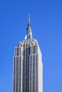 Empire State Building view from street level Royalty Free Stock Photo