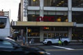 New York / USA - October 15 2020: AMC Theatres at East Village Manhattan. AMC is the largest American movie theater chain