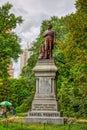 Daniel Webster sculpture in the Central Park, New York