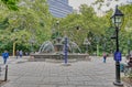 Jacob Wrey Mould Fountain in City Hall Park, New York