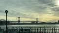 Manhattan Bridge Tower DUMBO, New York City USA Royalty Free Stock Photo