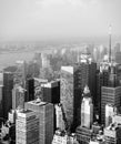 The streets and roofs of Manhattan Royalty Free Stock Photo