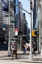 New York and New Yorkers. Manhattan street scene Royalty Free Stock Photo