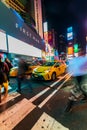 Times Square at night. New York City, USA Royalty Free Stock Photo