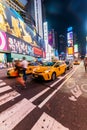 Times Square at night. New York City, USA Royalty Free Stock Photo