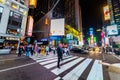 Times Square at night. New York City, USA Royalty Free Stock Photo