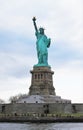 New york, USA - 20/12/2019: Statue of liberty in New York, Manhattan - stock