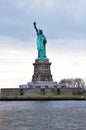 Statue of liberty in New York, Manhattan - stock