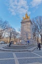 New York USS Maine National Monument winter