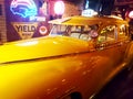 New York vintage taxi Royalty Free Stock Photo