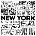 New York wallpaper word cloud, travel concept background