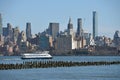 New York waterway ferry boat Royalty Free Stock Photo