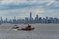 New York and workimg tug boats