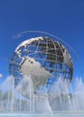 1964 New York World Fair Unisphere in Flushing Meadows Park Royalty Free Stock Photo