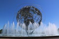 1964 New York World Fair Unisphere in Flushing Meadows Park Royalty Free Stock Photo