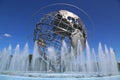 1964 New York World s Fair Unisphere in Flushing Meadows Park Royalty Free Stock Photo