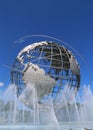 1964 New York World s Fair Unisphere in Flushing Meadows Park Royalty Free Stock Photo