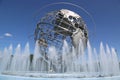 1964 New York World s Fair Unisphere in Flushing Meadows Park Royalty Free Stock Photo