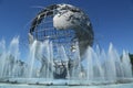 1964 New York World`s Fair Unisphere in Flushing Meadows Park Royalty Free Stock Photo