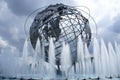 1964 New York World s Fair Unisphere in Flushing Meadows Park, Queens, NY Royalty Free Stock Photo