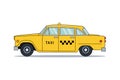 Simple New York yellow taxi 60s