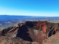New Zealand, the Red Crater: the highest point of the Tongariro Alpine Crossing. Royalty Free Stock Photo