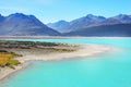 New Zealand, Beautiful Lake and Mountains Landscape