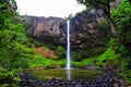 New Zealand Bridal Veil Falls - Nature Park Royalty Free Stock Photo