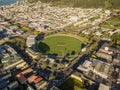 New Zealand Cricket Pitch Wellington Royalty Free Stock Photo