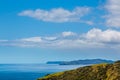 New Zealand coastline looking towards Spirits bay Royalty Free Stock Photo