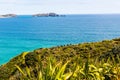 New Zealand coastline looking towards Spirits bay Royalty Free Stock Photo
