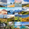 New Zealand collage