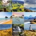 New Zealand collage