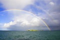 New Zealand double rainbow