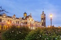 New Zealand Dunedin Railway Station Royalty Free Stock Photo