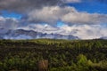 New Zealand Eglington Valley the road from Te Anau to Milford Sound Royalty Free Stock Photo