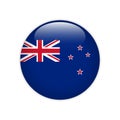 New Zealand flag on button